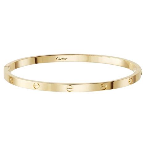 cartier love bracelet thin|cartier love bracelet 15cm.